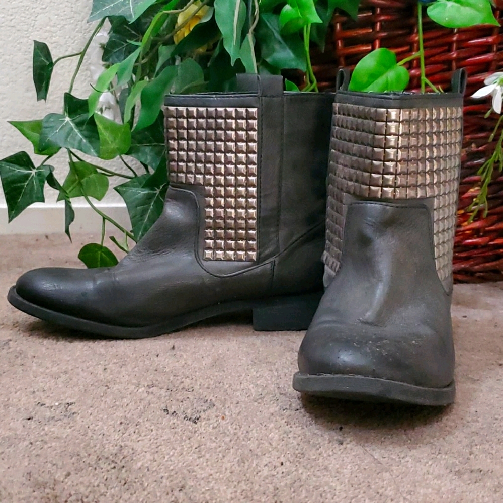 Fashion Boots Punk Rock Bling R2